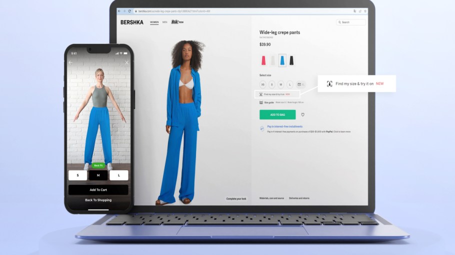 Bershka announced it would use 3DLOOK's YourFit technology to help consumers visualize what garments would look like on their bodies when making purchasing decisions.
