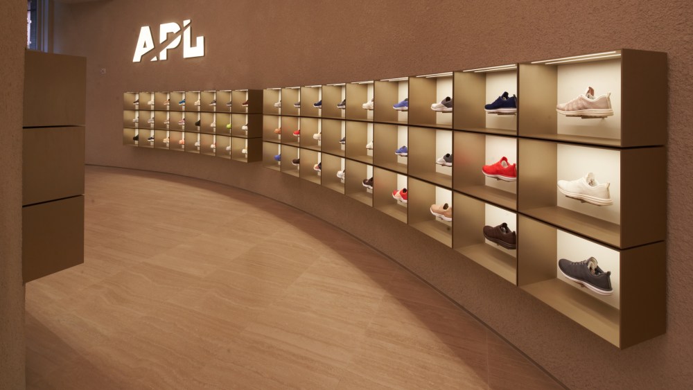Inside the new APL Store opening in Soho.