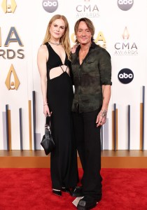 Nicole Kidman and Keith Urban at The 57th Annual CMA Awards at Bridgestone Arena in Nashville, Tennessee on November 8, 2023.