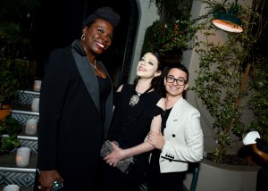 Leslie Jones, Michelle Trachtenberg and Christian Siriano