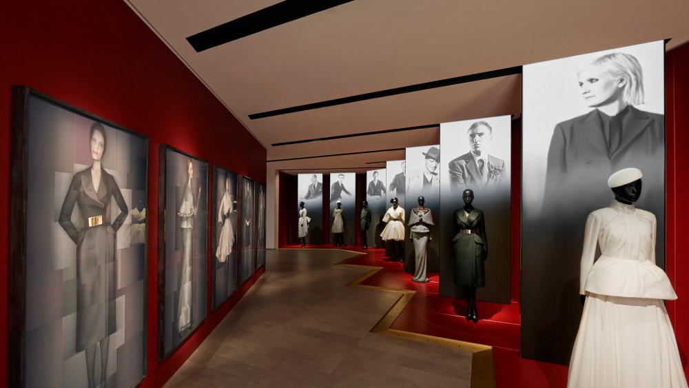 Works by Katerina Jebb alongside creations by the creative directors of Dior through the years.