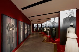 Works by Katerina Jebb alongside creations by the creative directors of Dior through the years.