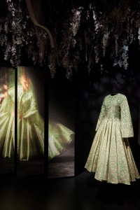 A photograph by Yuriko Takagi alongside a Raf Simons design for Dior
