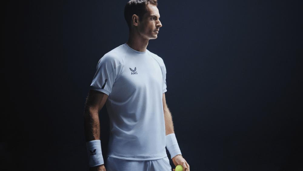 Andy Murray in Castore.