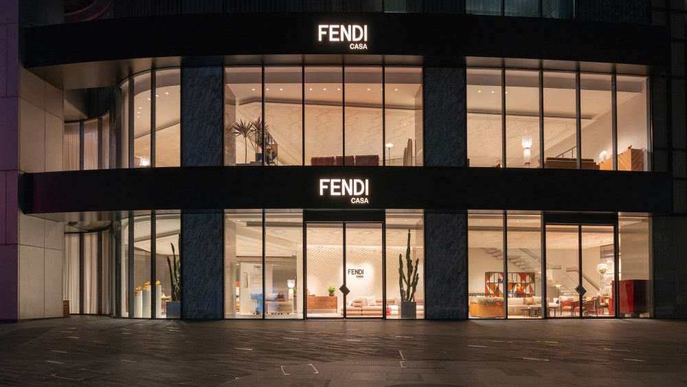 Fendi Casa's flagship at 1788 Nanjing West Road in Shanghai.