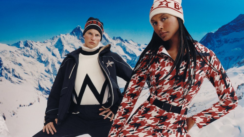 An ad image from the Boss x Perfect Moment capsule.