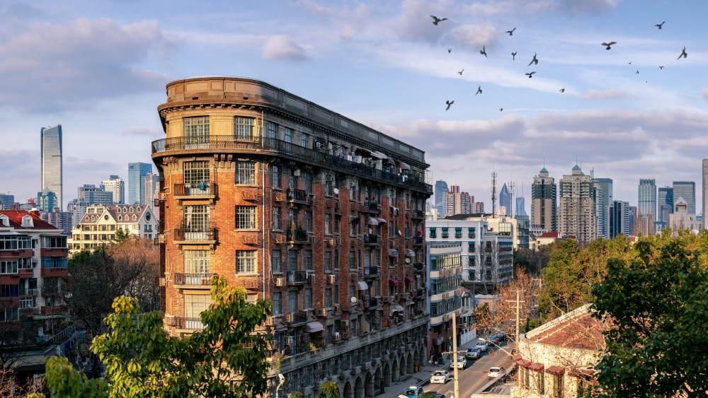 Wukang Mansion, a French-Renaissance style building built in 1920s Shanghai.