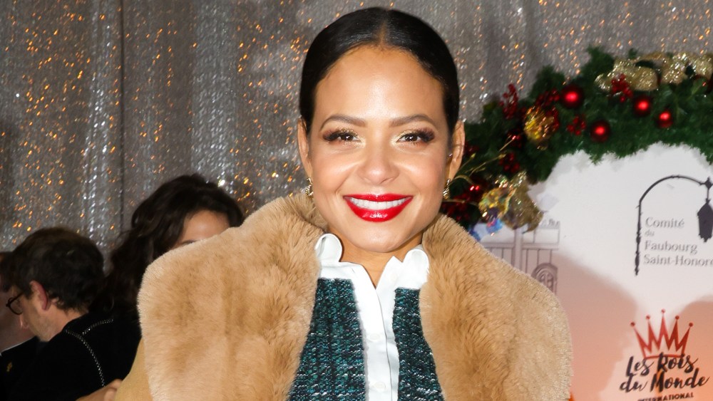 PARIS, FRANCE - NOVEMBER 16: Christina Milian attends the Christmas Lights Launch at Faubourg Saint-Honore on November 16, 2023 in Paris, France. (Photo by Pierre Suu/Getty Images)