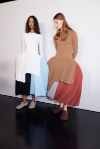 Backstage at the JW Anderson RTW Spring 2024