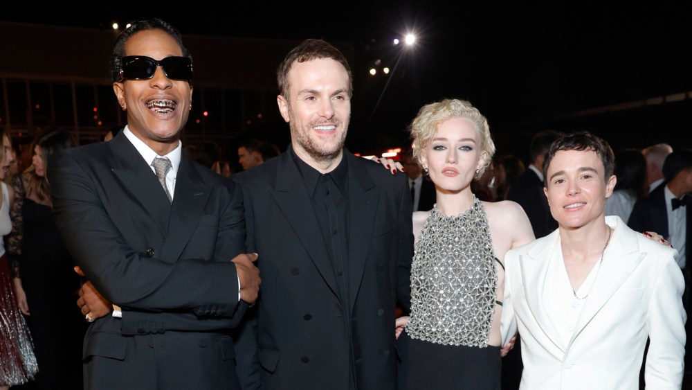 A$AP Rocky, Gucci Creative Director Sabato De Sarno, Julia Garner, and Elliot Page