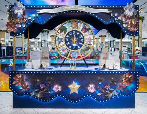 The Dior Parfums pop-up on the second floor of the Saks flagship.
