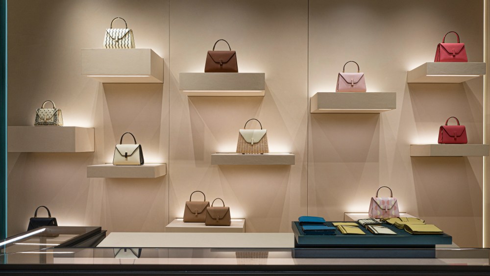 Valextra boutique in Paris.