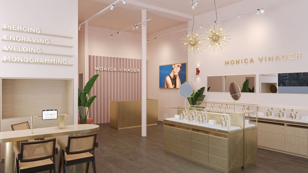 Monica Vinader's new Leeds, West Yorkshire store, which is set to open on Dec. 9.
