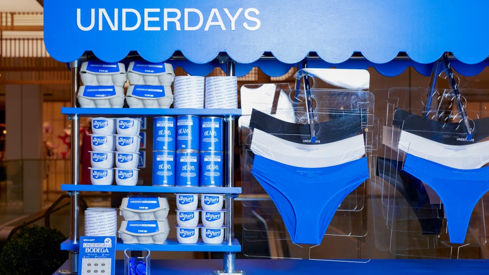 A close-up of Underdays' pop-up.