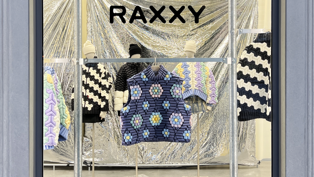 Raxxy designs at Modes in Milan.