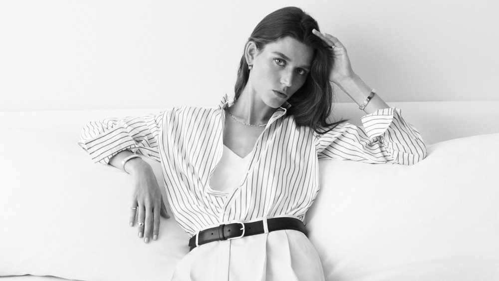 The Toteme jewelry launch campaign shot by Steven Meisel and styled by Karl Templer.
