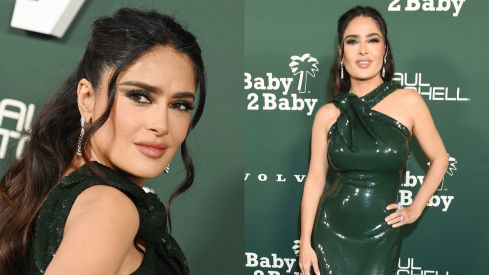 Salma Hayek at the Baby2Baby Gala held on Nov. 11 in Los Angeles.