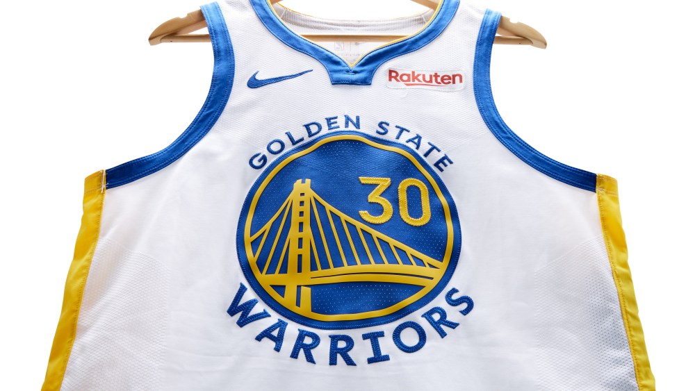 Stephen Curry's game-worn jersey.