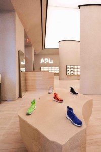 Inside the new APL store opening in Soho.