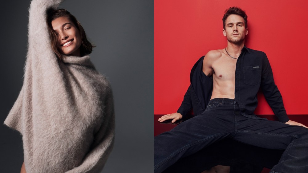Calvin Klein's Holiday Campaign With Hailey Bieber and Brandon Flynn