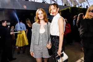 Maude Apatow and Leslie Mann
