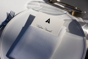 A menu detail at the Academy Women's Luncheon, Presented by Chane.