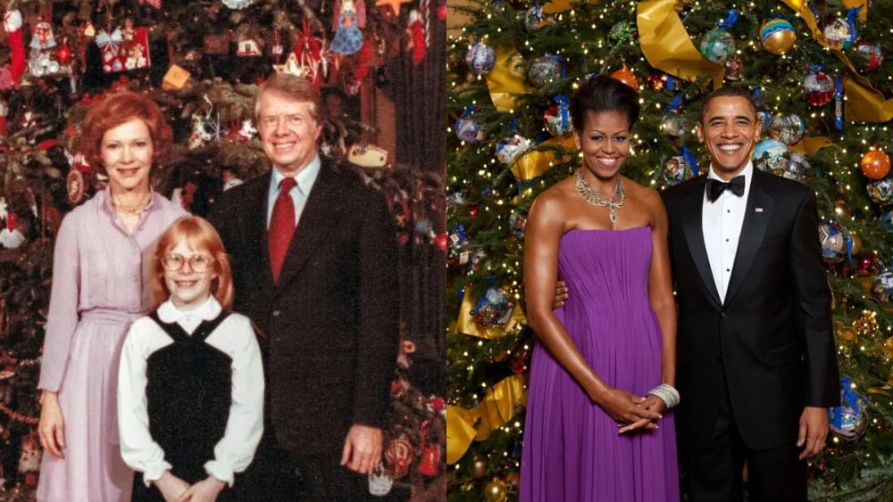 White House Christmas, decoration, Carter, Obama,