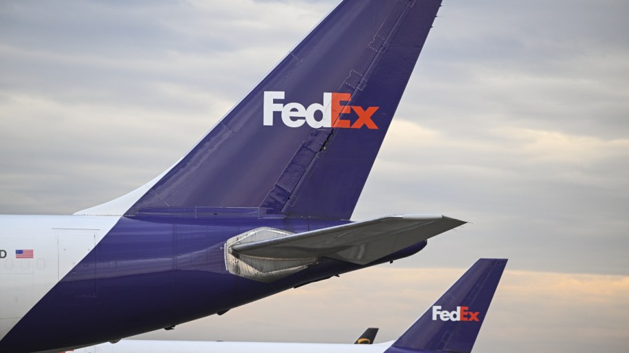 WASHINGTON D.C., UNITED STATES - FEBRUARY 16: In this photo FedEx logo is seen in Washington D.C., on Feb. 16, 2023.