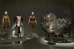 A view of the Iris van Herpen retrospective at the Musée des Arts Décoratifs in Paris.