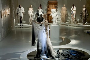 A view of the Iris van Herpen retrospective at the Musée des Arts Décoratifs in Paris.