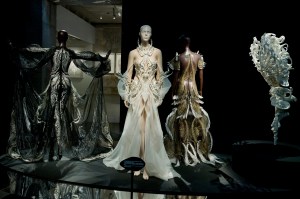 A view of the Iris van Herpen retrospective at the Musée des Arts Décoratifs in Paris.