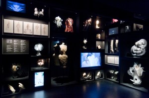 A view of the Iris van Herpen retrospective at the Musée des Arts Décoratifs in Paris.