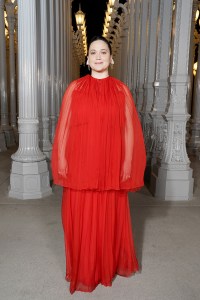 LOS ANGELES, CALIFORNIA - NOVEMBER 04: Lily Gladstone, wearing Gucci, attends the 2023 LACMA Art+Film Gala, Presented By Gucci at Los Angeles County Museum of Art on November 04, 2023 in Los Angeles, California. (Photo by Presley Ann/Getty Images for LACMA)