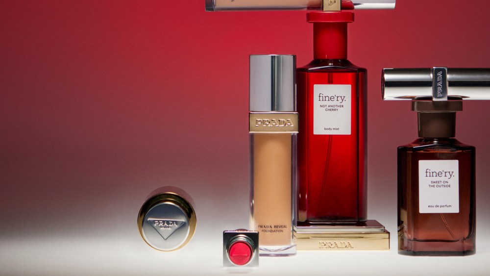 Prada Beauty and Fine’ry photographed by Chelsie Craig for Beauty Inc on November 13, 2023 in New York, New York