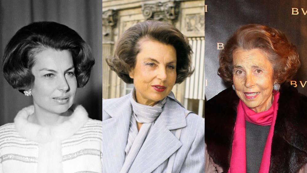 Liliane Bettencourt, before, after, photos, fashion moments, young Liliane Bettencourt