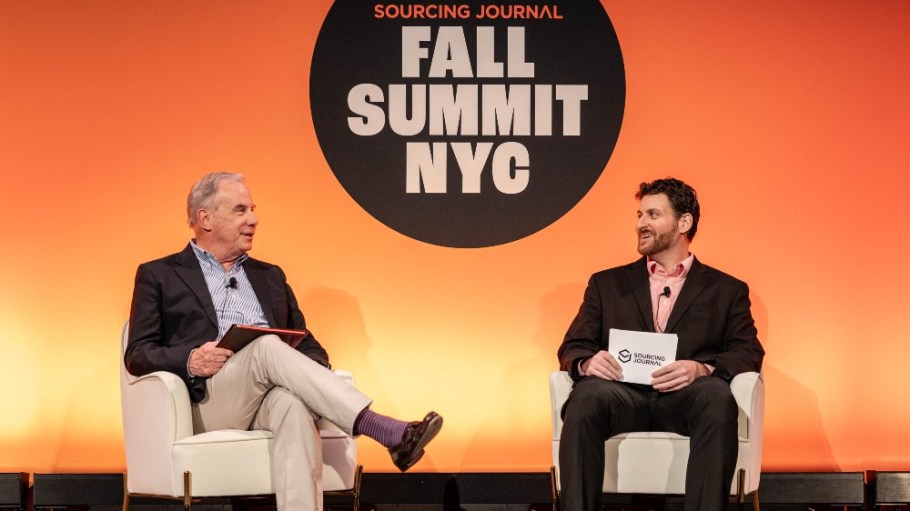 From left: John D. McCown, Center for Maritime Strategy, Glenn Taylor, Sourcing Journal.
