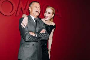 Raynald Aeschlimann and Nicole Kidman