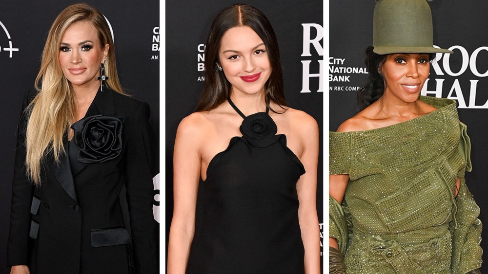 rock and roll hall of fame 2023, red carpet, june ambrose, olivia rodrigo, carrie underwood