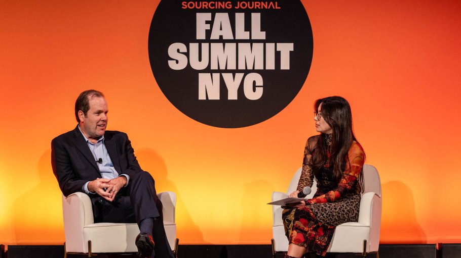Bryan Timm, chief strategy officer of Recover, with Kate Nishimura, Sourcing Journal’s features editor.