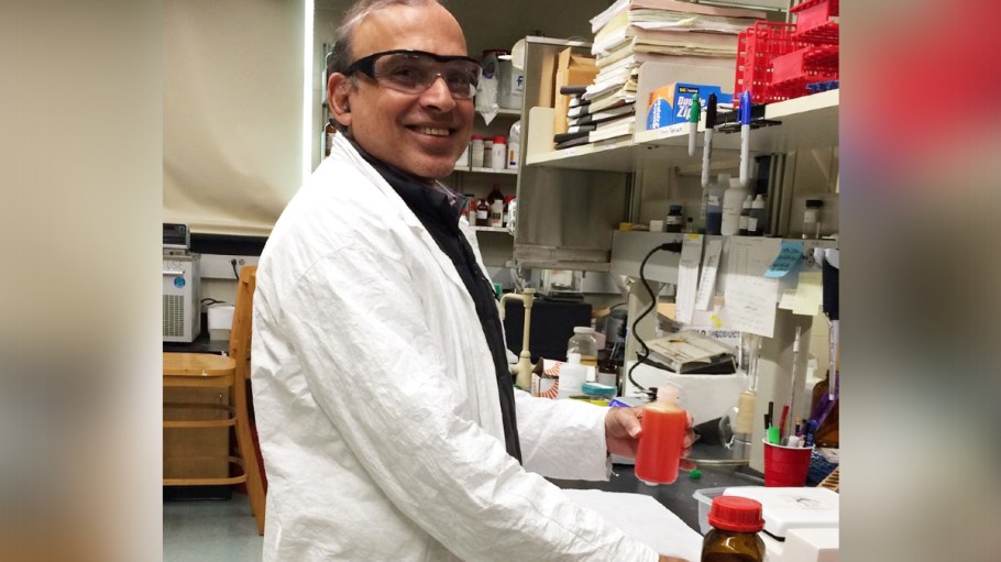 Charles Kumar, professor emeritus of chemistry at the University of Connecticut