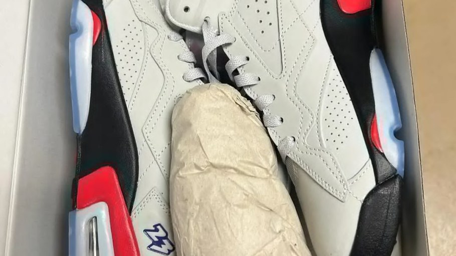 Shoes recovered from the WSS theft.