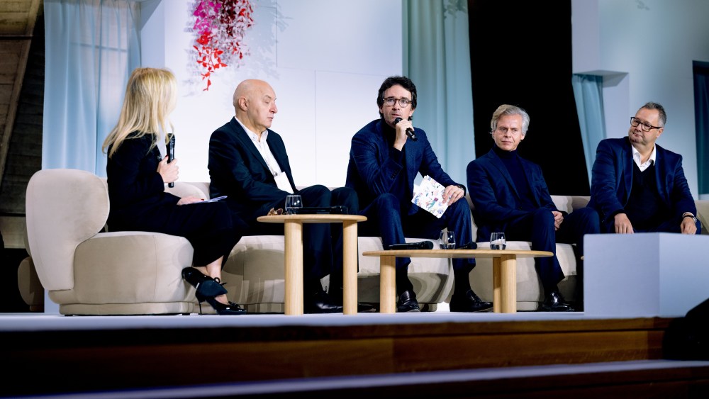FHCM's Pascal Morand, LVMH's Antoine Arnault, Hennessy's Laurent Boillot, Martell and Champagnes Mumm and Perrier-Jouët's César Giron