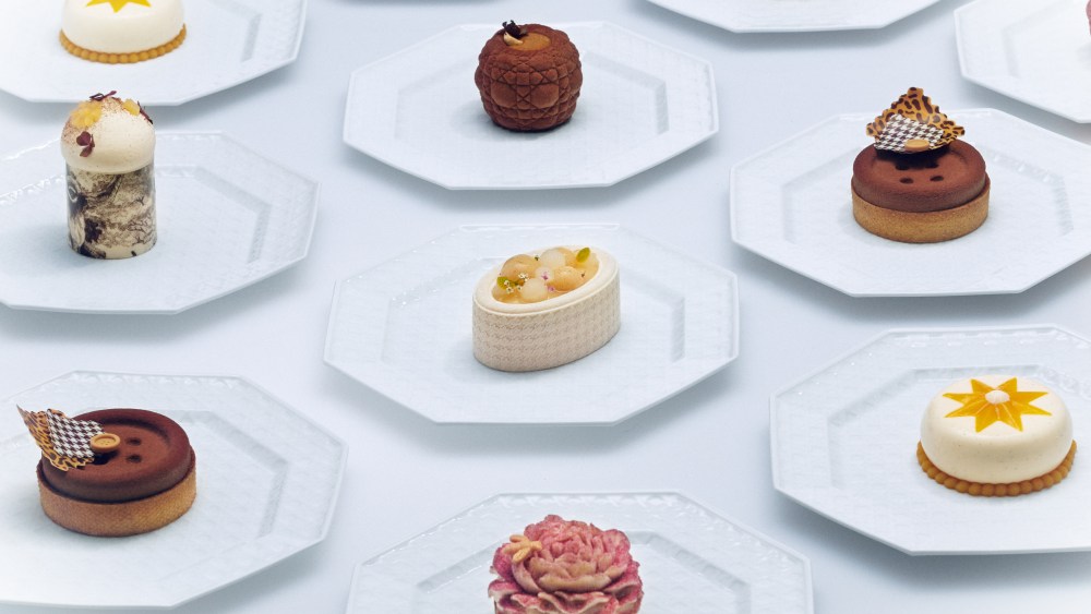 Dior pastries by chef Anne-Sophie Pic