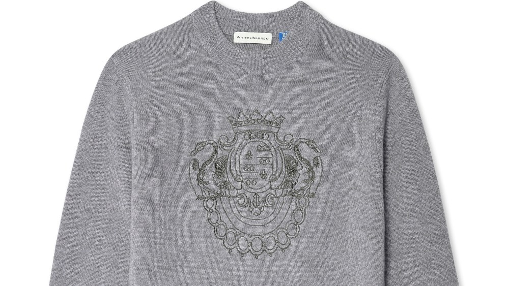 A look from the White + Warren x The Metropolitan Museum of Art capsule.