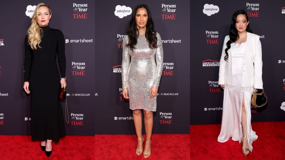 Lindsey Vonn, Padma Lakshmi, Amanda Nguyen, A Year In Time event, Dec. 12, New York