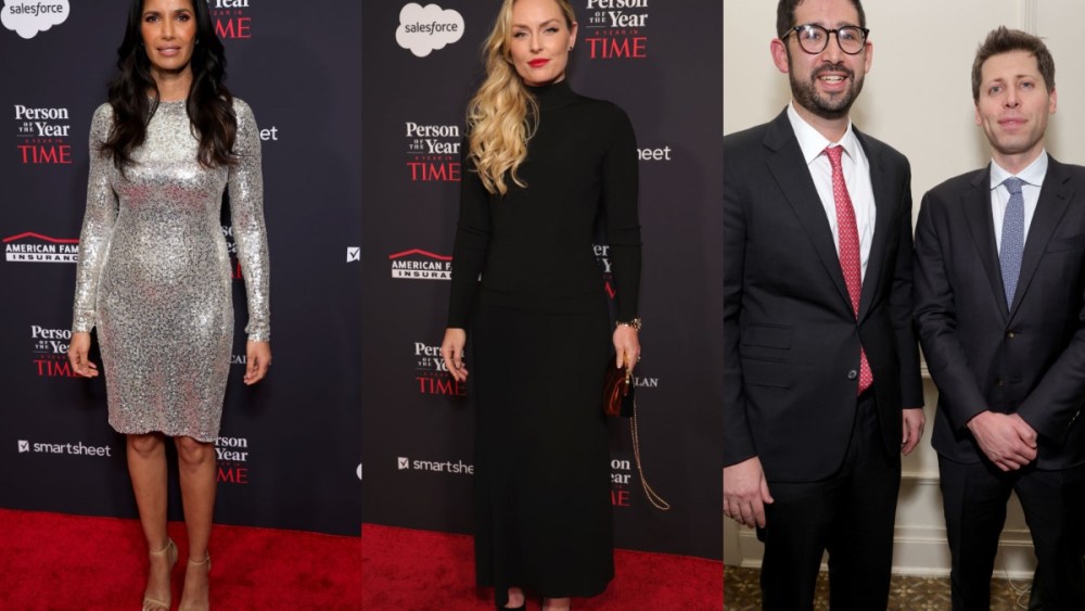 A Year in Time Gala, Padma Lakshmi, Lindsey Vonn, Sam Jacobs, Sam Altman
