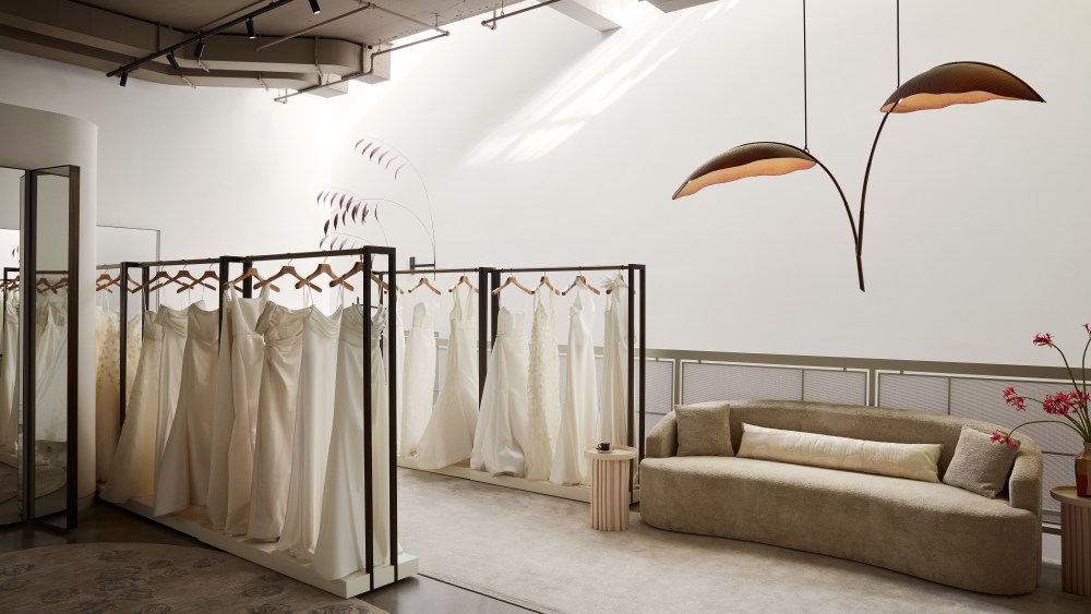Inside Amsale's Soho Flagship.