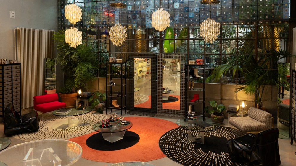 The corner at 10 Corso Como dedicated to the Diego Dolcini x Gait-Tech capsule collection.
