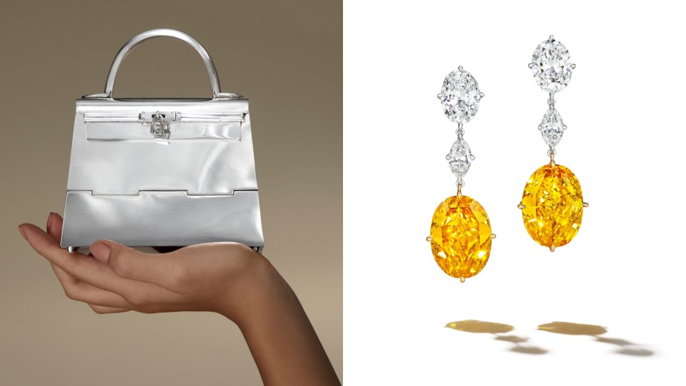 Christie's, auction, Hermès, diamonds, jewelry, sterling silver, handbags
