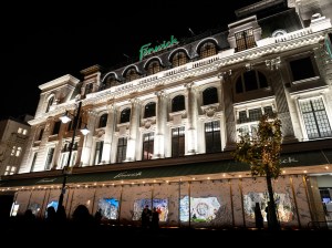 The Fenwick holiday display in London.